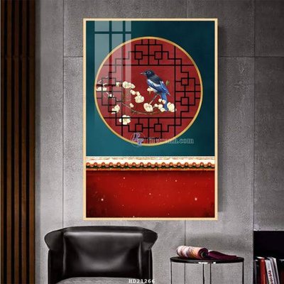 File gốc File tranh hiện đại pha lê gương HD21266 (in lụa) tranh thuận buồm