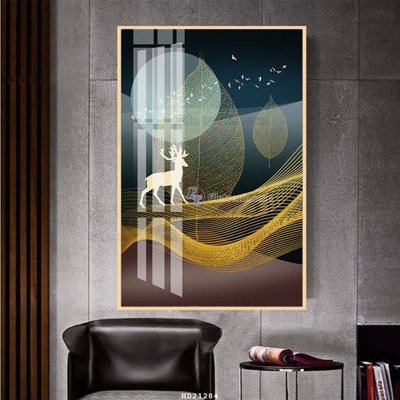 Tải file File tranh hiện đại pha lê gương HD21284 (gốc) làm tranh trang trí