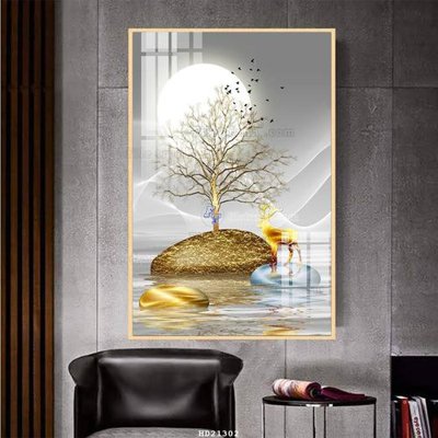 Tải file File tranh hiện đại pha lê gương HD21302 (gốc) in tranh tráng gương