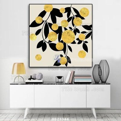 File ảnh gốc File tranh hiện đại pha lê gương HD21344 (chuyên in mica)