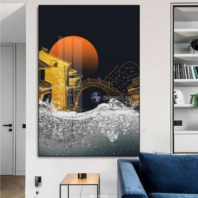 File in lụa File tranh hiện đại pha lê gương HD21358 (hoa văn) File tranh hiện đại pha lê gương HD21358