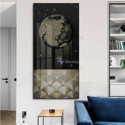 File gốc in tráng gương File tranh hiện đại pha lê gương HD21359 chi tiết