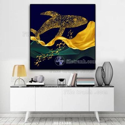 File gốc File tranh hiện đại pha lê gương HD21388 (dành cho trang trí nội thất)