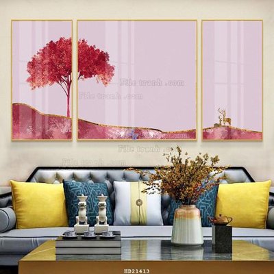 File tranh File tranh hiện đại pha lê gương HD21413 (gốc) chủ đề trừu tượng