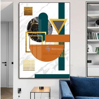 File PSD File tranh hiện đại pha lê gương HD21420 (chất lượng in ấn)