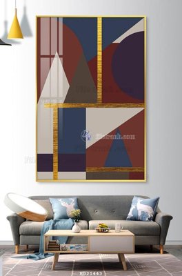 File tranh File tranh hiện đại pha lê gương HD21443 (gốc) in film