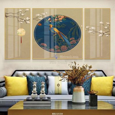 Tải file File tranh hiện đại pha lê gương HD21538 (gốc) làm tranh treo tường