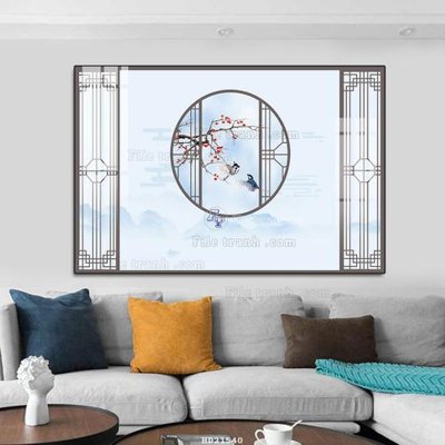 File tranh quảng cáo File tranh hiện đại pha lê gương HD21540 (download file gốc)