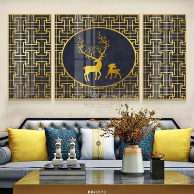 File in ấn File tranh hiện đại pha lê gương HD21573 (bản gốc) chất lượng cao
