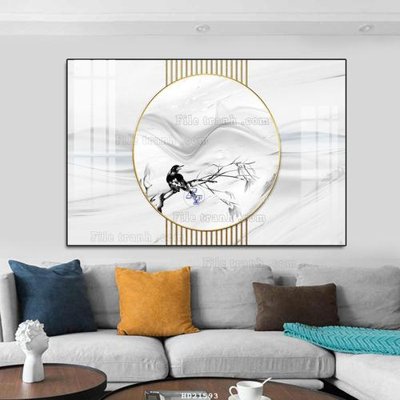 File tranh File tranh hiện đại pha lê gương HD21593 (gốc) in vải canvas