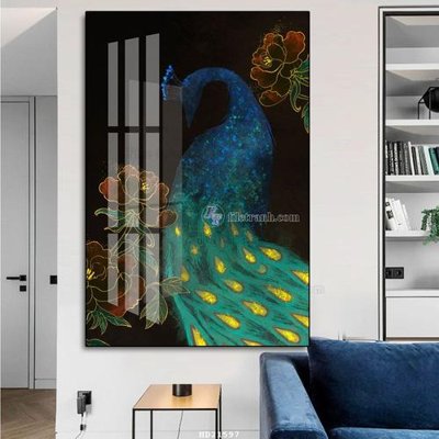 Ảnh mô tả file gốc in mica File tranh hiện đại pha lê gương HD21597