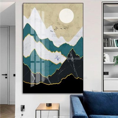 File gốc in ấn File tranh hiện đại pha lê gương HD21603 chuẩn màu CMYK