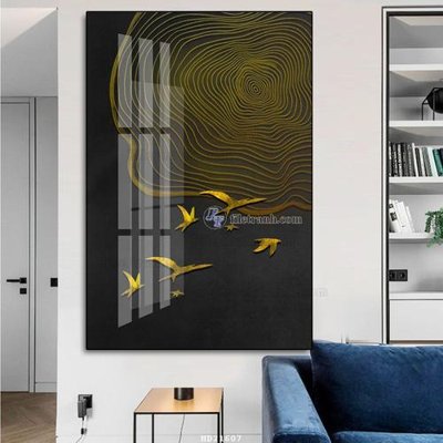 File gốc File tranh hiện đại pha lê gương HD21607 (in tráng gương) ốp tường