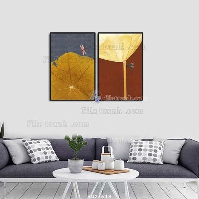 Download file File tranh hiện đại pha lê gương HD21618 (gốc) in mica đèn LED