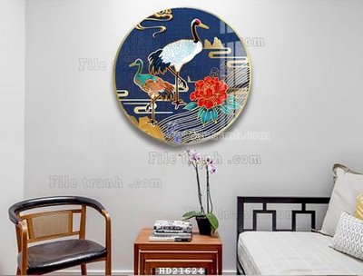 File gốc File tranh hiện đại pha lê gương HD21624 (PNG) không nền chất lượng