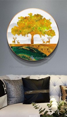 File in mica File tranh hiện đại pha lê gương HD21631 (bản gốc) sắc sảo