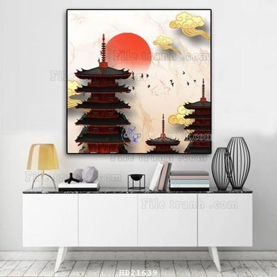 File in mica File tranh hiện đại pha lê gương HD21639 (ảnh gốc) đẹp