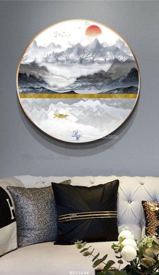 File in trần File tranh hiện đại pha lê gương HD21646 (bản gốc) hoa văn