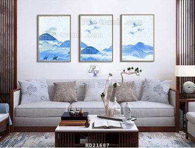 File in ấn File tranh hiện đại pha lê gương HD21687 (bản gốc) cao cấp