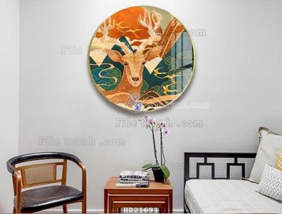 Tải file File tranh hiện đại pha lê gương HD21691 (PSD) cho in tranh kính