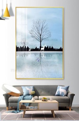 File PSD File tranh hiện đại pha lê gương HD21710 (chất lượng in ấn)