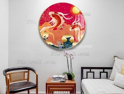 Tải file File tranh hiện đại pha lê gương HD21731 (gốc) làm file in ấn