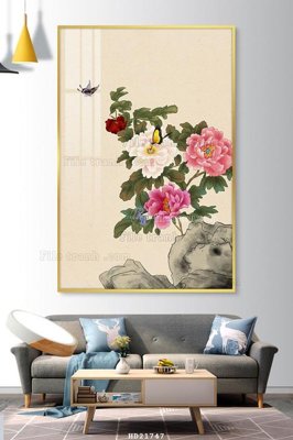 File tranh File tranh hiện đại pha lê gương HD21747 (bản gốc) trang trí văn phòng