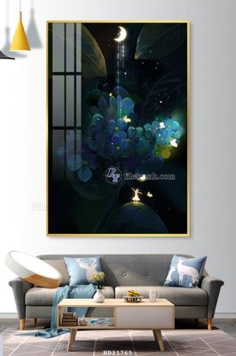 Tải file File tranh hiện đại pha lê gương HD21765 (gốc) chủ đề tôn giáo