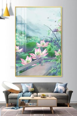 Hình ảnh file gốc File tranh hiện đại pha lê gương HD21768 (chất lượng cao)