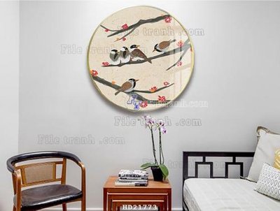 File in lụa File tranh hiện đại pha lê gương HD21773 (chất lượng cao) File tranh hiện đại pha lê gương HD21773