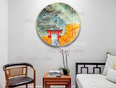 Download file gốc File tranh hiện đại pha lê gương HD21789 (in mica) logo