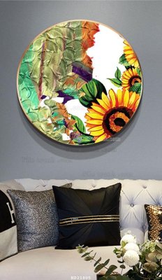 File in trần File tranh hiện đại pha lê gương HD21805 (bản gốc) phong cảnh