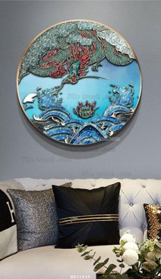 File gốc File tranh hiện đại pha lê gương HD21815 (in mica) trang trí