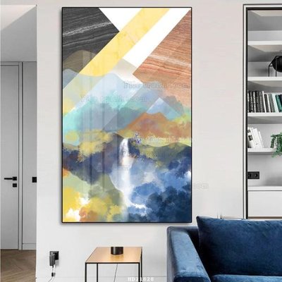 File in trần File tranh hiện đại pha lê gương HD21828 (bản gốc) đại dương