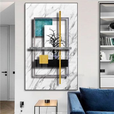 File tranh File tranh hiện đại pha lê gương HD21840 (gốc) phong cách tối giản