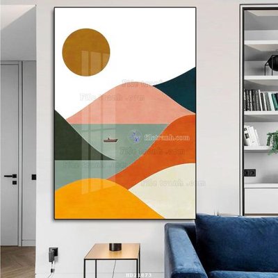 Tải file gốc in lụa File tranh hiện đại pha lê gương HD21873 siêu nét