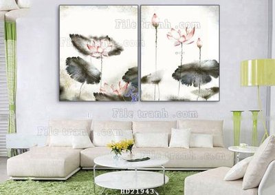 File in ấn File tranh hiện đại pha lê gương HD21943 chuyên nghiệp