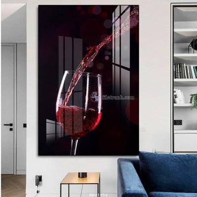 Ảnh gốc file in lụa File tranh hiện đại pha lê gương HD21952 chi tiết