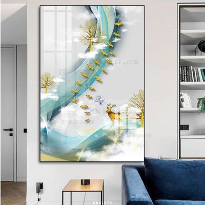 File gốc File tranh hiện đại pha lê gương HD21973 (trang trí) phòng làm việc