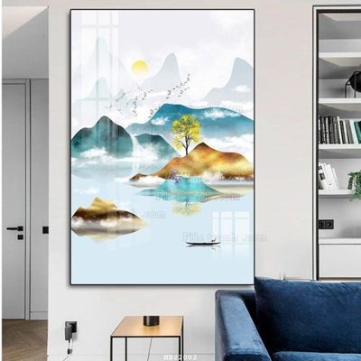 File tranh PSD File tranh hiện đại pha lê gương HD22002 chất lượng cao