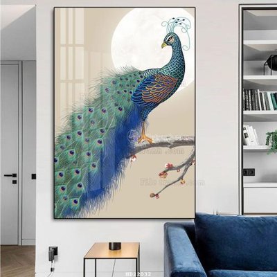 File ảnh File tranh hiện đại pha lê gương HD22032 (gốc) in biển hiệu