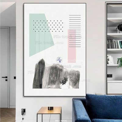 File ảnh gốc File tranh hiện đại pha lê gương HD22054 (chuyên in mica)
