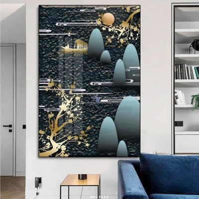 File gốc File tranh hiện đại pha lê gương HD22122 (ảnh chi tiết) để in ấn