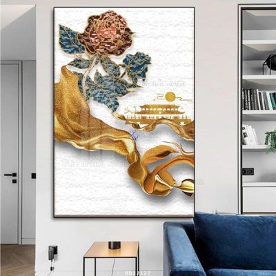 File gốc in ấn File tranh hiện đại pha lê gương HD22127 chuẩn màu CMYK