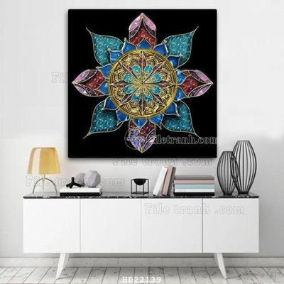 File gốc File tranh hiện đại pha lê gương HD22139 (PNG) nền trong suốt