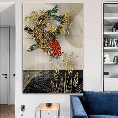 File gốc File tranh hiện đại pha lê gương HD22170 (in mica) làm bảng hiệu