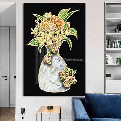 File gốc File tranh hiện đại pha lê gương HD22191 (chuẩn màu) cho in offset