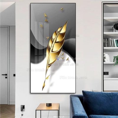 File gốc File tranh hiện đại pha lê gương HD22215 (in ấn) không giới hạn