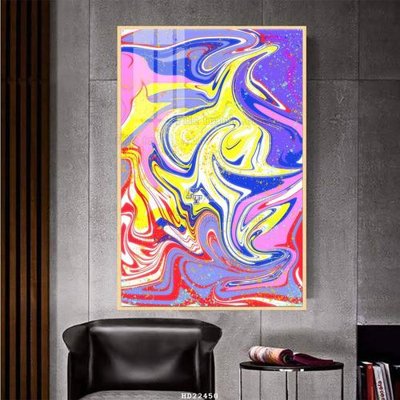 File tranh File tranh hiện đại pha lê gương HD22450 (bản gốc) treo quán cafe