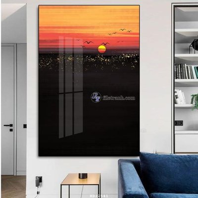 File gốc File tranh hiện đại pha lê gương HD22541 (thiết kế) cho in ấn